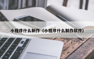 嘉善小程序什么制作（小程序什么制作软件）